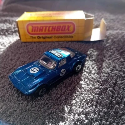Matchbox 1-75 Series Boxed - MB2/15 Corvette Grand Sport - Met Blue "Heinz 57" - Image 1 of 3