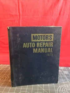 Manual de reparación de automóviles Motor’s vintage años 70 tapa dura - Imagen 1 de 9