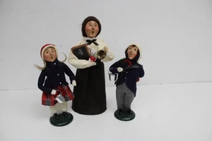 Byers Choice Caroler Lot Lehrer Shopper Kinder Junge Mädchen mit Eimern Vintage - Bild 1 von 24