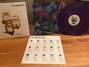 MÄRVEL LTD TO 500 PURPLE,PINK LP-REMASTERED VINYL-“ FIVE SMELL CITY " -sqr045 - Picture 1 of 4