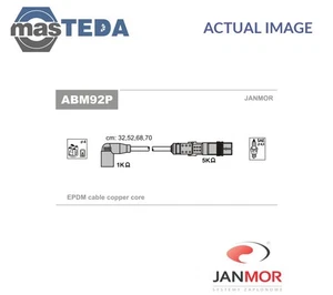 ABM92P IGNITION CABLE SET LEADS KIT JANMOR NEW OE REPLACEMENT - Picture 1 of 5