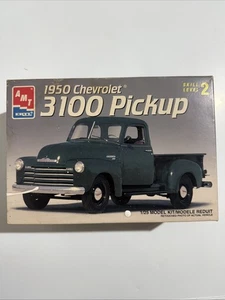 AMT Ertl 1950 Chevrolet 3100 Pickup Truck 1:25 Modellbausatz #6437 Open Box komplett - Bild 1 von 7