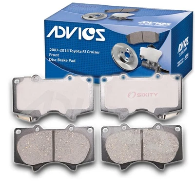 Conjunto de pastilhas de freio a disco dianteiro ADVICS para 2007-2014 Toyota FJ Cruiser - Freio ka - Imagem 1 de 4