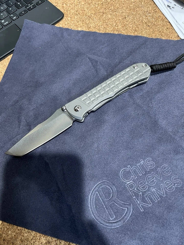 Chris Reeves CRK Glassblased Umnumzaan MEFP Monkey Edge Exc. MagnaCut Tanto NEW! - Image 1 of 4