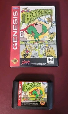 Boogerman: A Pick and Flick Adventure (Sega Genesis, 1994) W/ Box - Image 1 of 4