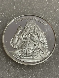 ¡Raro! Ronda de plata fina .999 Troy Lady Adivina de 1 oz mexicana - Imagen 1 de 4