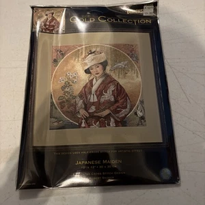 Dimensions Gold Collection JAPANESE MAIDEN Counted Cross Stitch KIT #35109 - Picture 1 of 6