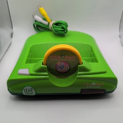 Leap Frog Click Start My First Computer Console Only Untested w/ Dora Game - Image 1 of 4
