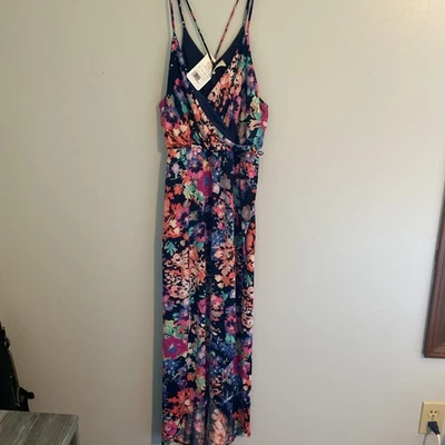 Maxi Vestido 143 Story by Line Up Para Mujer Floral Correa Ajustable Talla M Nuevo Con Etiquetas Foto 1 de 4