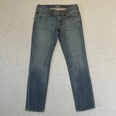 Old Navy Jenas Womens 1 Blue Skinny The Diva Low Rise Medium Wash Faded Denim - Image 1 of 4