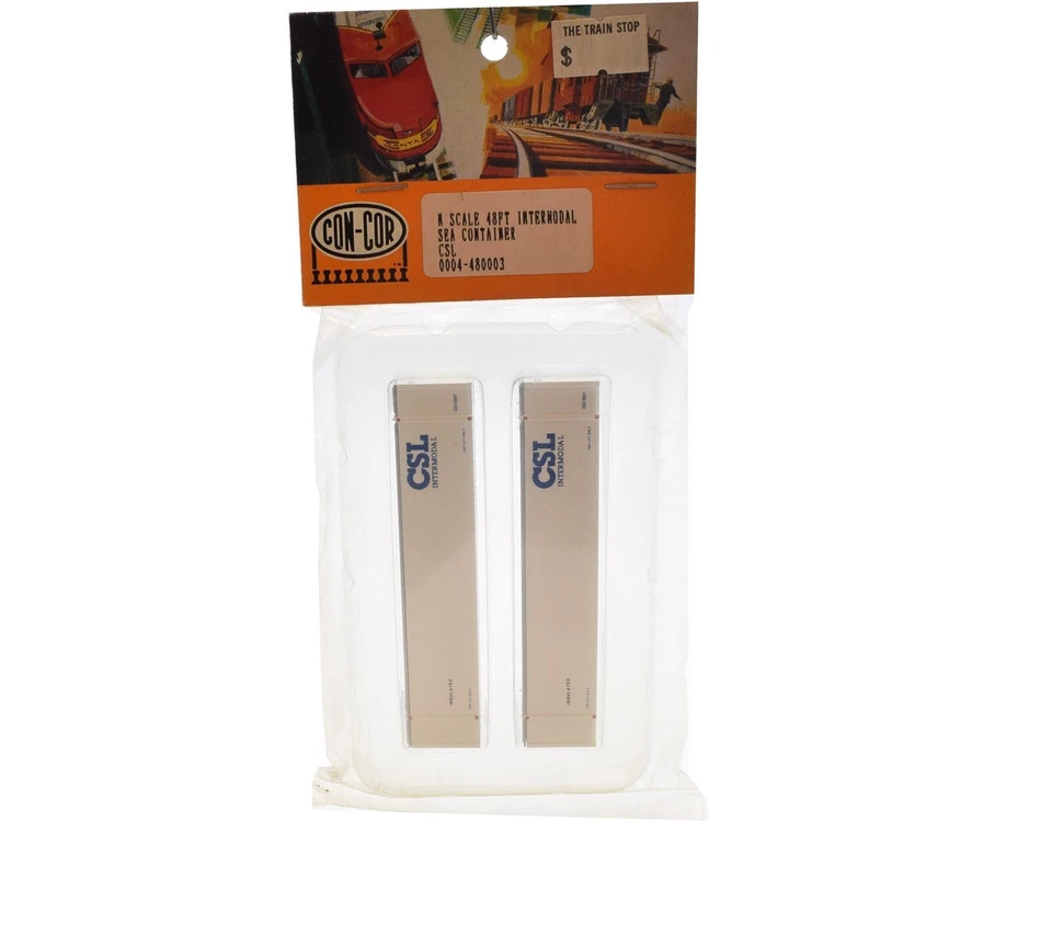 Con-Cor 48' Container CSL International 0004-480003 (N Gauge) 1/160 Scale NIB - Image 1 of 1