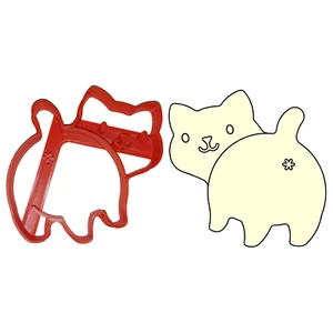 Cat Butt Cookie Cutter, Fun, Funny, Any Occasion, 3 3/4 inch, New, Custom Made - Picture 1 of 3