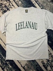 Vtg Leelanau H.L. Miller T Shirt Michigan Tee 90s Sz XL Made USA Single Stitch - Picture 1 of 15
