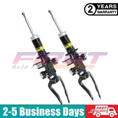 2x Front Shock Absorbers w/EDC For BMW F01 F02 F07 535i 550i 750i xDrive - Image 1 of 4