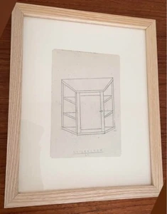 PHILIPPE WEISBECKER Original Painting Signed Framed 2022 Furniture Artwork - Picture 1 of 1