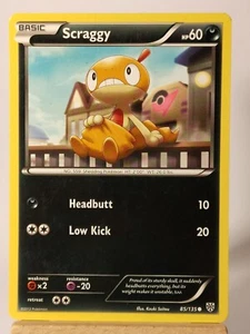 Scraggy - 85/135 - Common - Reverse Holo PL/MP, English Pokemon Plasma Storm - Picture 1 of 2