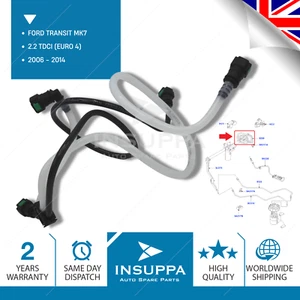 Fuel Hose Pipe Line Fits Ford Transit Mk7 (2006-2014) 2.2 Tdci Euro4 6C119289Ah - Picture 1 of 11