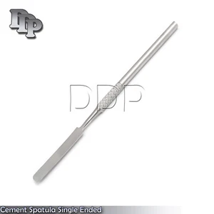 Dental Amalgam Cement Spatula Mixing Tools Round Handle Single Ended Laboratory - Picture 1 of 3