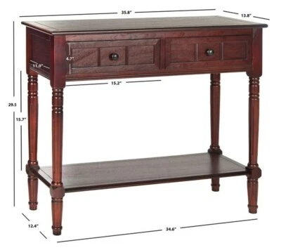 Safavieh Samantha 2 Drawer Console, Reduced Price 2172722303 AMH5710D - Image 1 of 4