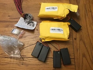 9x 2-AA Slot Battery 3V Holder Case + 50Pcs 3/5/10mm LED Lights Diode RADIO - Picture 1 of 7