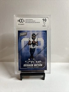 2018 Panini Exclusive Deshaun Watson #19 BCCG 10 - Picture 1 of 2