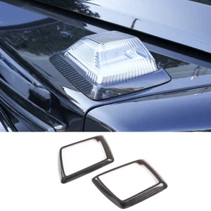 For Mercedes-Benz G-Class 19-21 Carbon Fiber Engine Hood L&R Turn Signals Frame - Picture 1 of 12