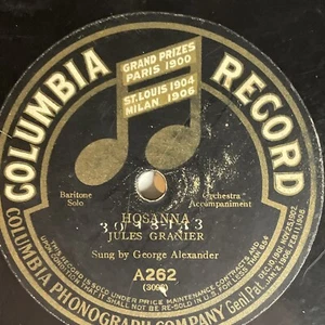 10" 78 RPM-Henry Burr-Yield Not to Temptation/Hosanna/Columbia A262 - Foto 1 di 4
