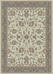5x8 Radici Green Traditional Bordered Floral Vines 1426 - Approx 5' 5" x 7' 7" - Picture 1 of 1