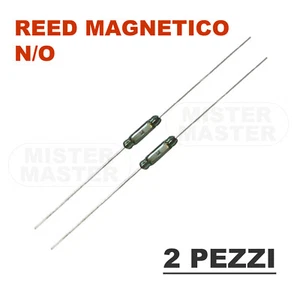 REED INTERRUTTORE MAGNETICO N/O NORMALMENTE APERTO RI-70 - 2 PEZZI - Imagen 1 de 4