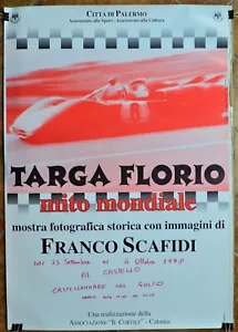 Poster Advertising Show Photo Franco Scafidi Targa Florio Mito World 98 - Picture 1 of 1