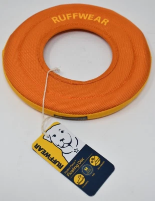 Ruffwear Hydro Plane Dog Floating Flying Frisbee Disc Medium Campfire Orange - Image 1 of 4