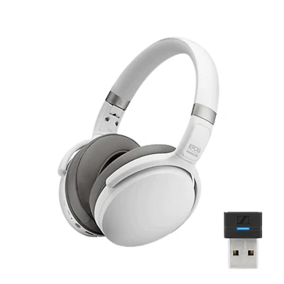 EPOS | Sennheiser Adapt 360 Double-Sided Bluetooth® Headset White w/ BTD800 USB - Image 1 of 4