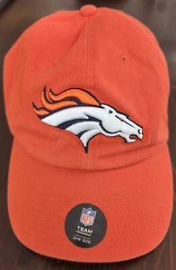 NFL DENVER BRONCOS Orange Hat Cap Strapback Unstructured Logo Bridgestone Golf - Picture 1 of 6