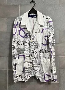 COMME des GARCONS JUNYA WATANABE MAN Wrinkled Blouson Jacket Men Size M New - Picture 1 of 13