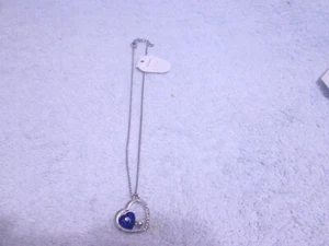 Collar de corazón aprox. 9" de largo nuevo con etiqueta - Imagen 1 de 2