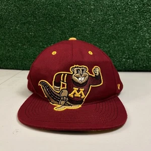 Minnesota Gophers Hat Cap Mens Snapback Maroon Zephyr Big Logo College Y2K - Picture 1 of 9