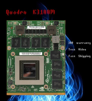 Quadro K3100M 4GB N15E-Q1-A2 MXM 3.0 Type B Laptop Video Card 728557-001 FOR HP - Image 1 of 4