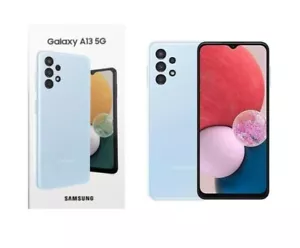 GSM Unlocked Samsung Galaxy A13 5G 64GB Blue - W/RETAIL BOX VERY GOOD - Picture 1 of 4