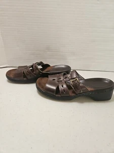 Sandalias Clarks Honee Café de cuero marrón cómodas talla 6M 6 72681 02/07 - Imagen 1 de 7