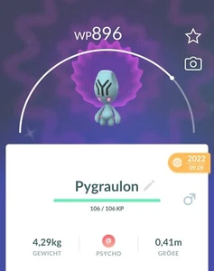  ✨#605 Shiny Pygraulon Pokémon Go✨ - Picture 1 of 2