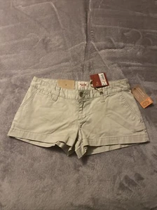 Neu mit Etikett untere Taille & gerade Hüfte Mossimo beige Austernshorts Gr. 3 - Bild 1 von 3