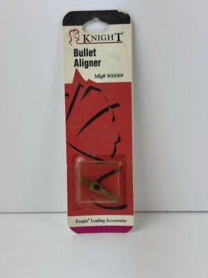 Alineador de bala Knight Black Powder MuzzleLoader 10-32 hilos # 900069 stock antiguo Foto 1 de 2