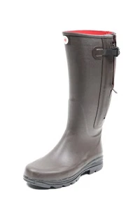 Gummi Stiefel Gr.47 Arbeitsstiefel, Landwirtschaft, Jagd, Winterstiefel braun - Bild 1 von 7