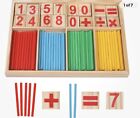 Camelize Wood Toy Counting Rods Mathematical Intelligence Sticks Wooden Number