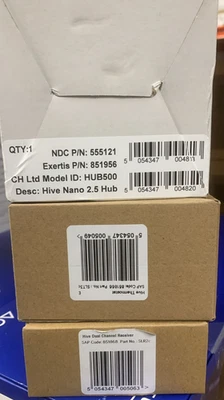 Hive SLT3D Wireless Touch  Thermostat+Hive Hub + Dual Channel Receiver Bundle - Image 1 of 4