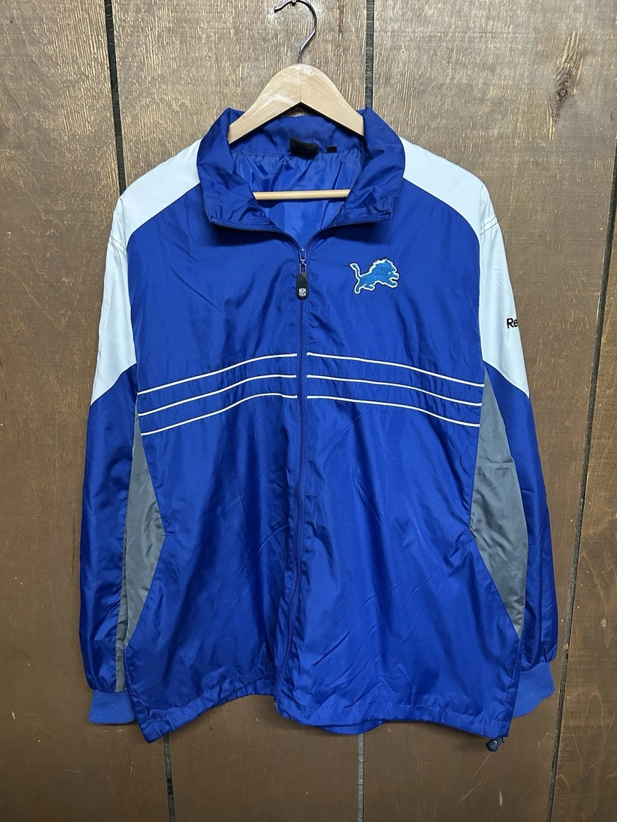 Reebok Detroit Lions NFLジャケット 90's Detroit Lions Reebok NFL Winter Jacket Size XL – Rare VNTG