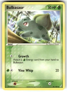 Pokémon TCG Bulbasaur EX Crystal Guardians 46/100 Regular Common Card NM - Picture 1 of 2