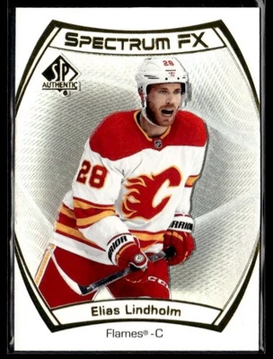 L29,006 - 2021-22 SP Authentic Spectrum FX #S17 Elias Lindholm - Image 1 of 2