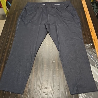 Calça jeans feminina azul estilo denim algodão tamanho 3X 30/32W - Imagem 1 de 4