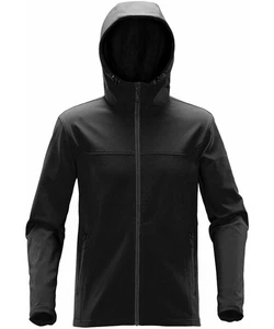 Orbiter softshell hoodie ST076 Stormtech 2XL Black/Dolphin - Picture 1 of 2